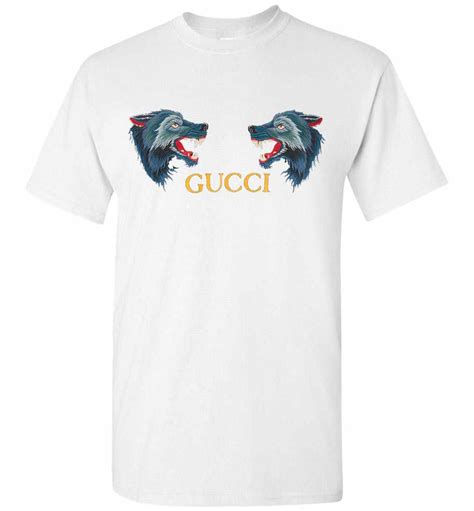 wolf t shirt Gucci